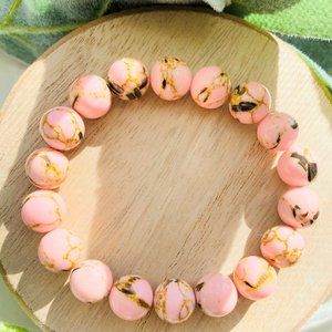 Pink Seagrass Healing Bracelet